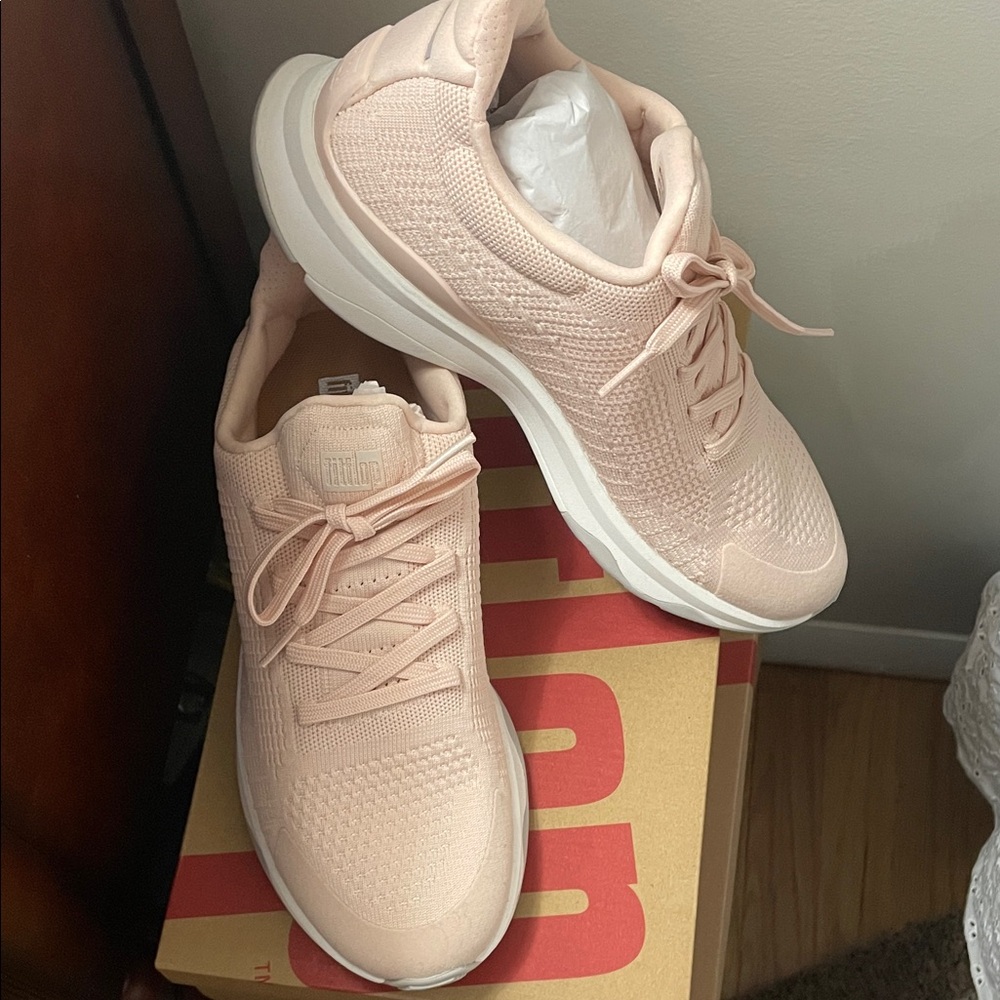 Fitflop Women's Light Pink Sneakers - Picture 4 of 4